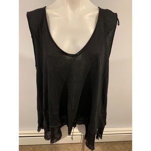 We The Free Black Tank Top Size L NWT